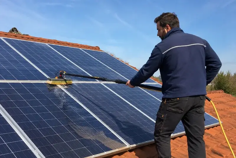 Nettoyage et entretien de panneaux solaires à Benet