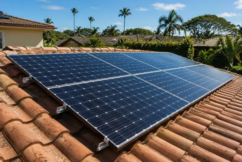 Installation de panneaux solaires à Benet